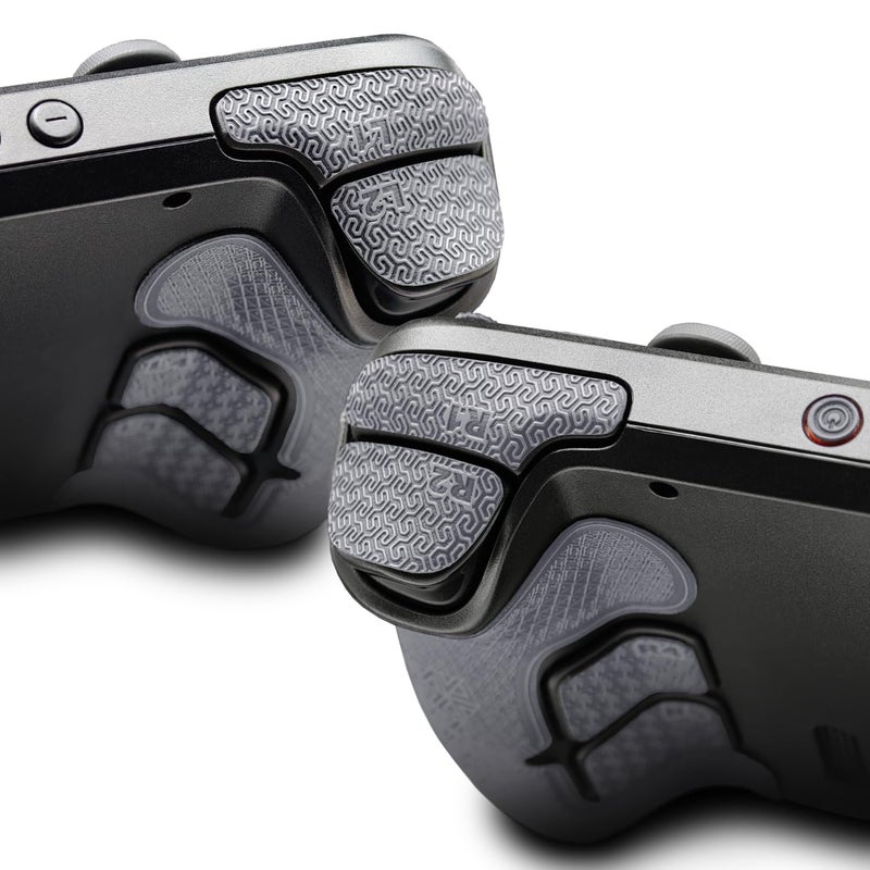 Luck&Link Controller Grip for Steam Deck OLED&LCD,Textured Skin kit,Anti-Skid Sweat-Absorbent Controllers Handle Grips, Buttons,Triggers,D-pad(Ultra-Cement Gray) - Image 3